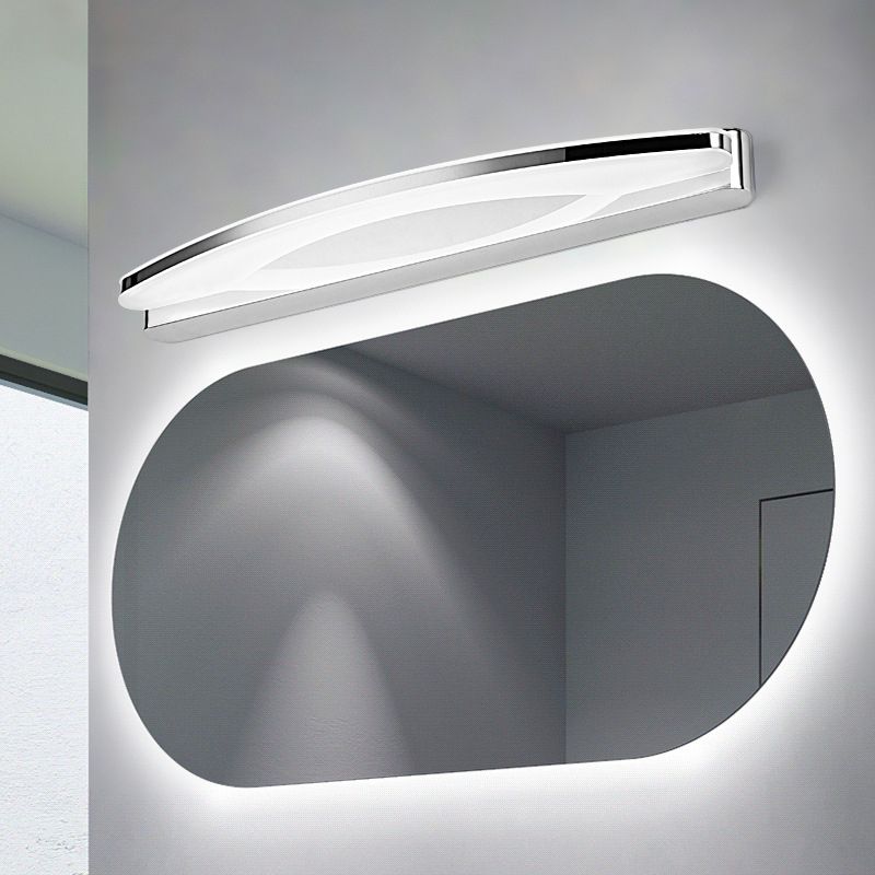 Ovanti Ovale LED-Wandleuchte in Chrom – Ansicht 2 von 7