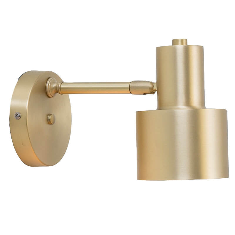 Velora Minimalistische Wandleuchte in Gold aus Eisen – Ansicht 11 von 14