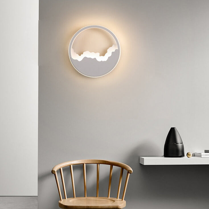 WaveGlow LED-Wandleuchte im Wellendesign aus Eisen – Ansicht 2 von 15