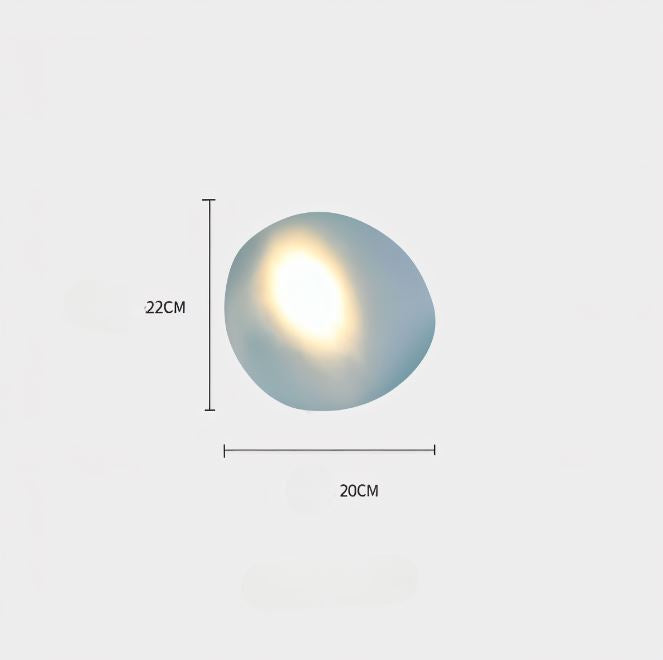 PebbleGlow Minimalistische LED-Wandleuchte aus Glas – Ansicht 6 von 40