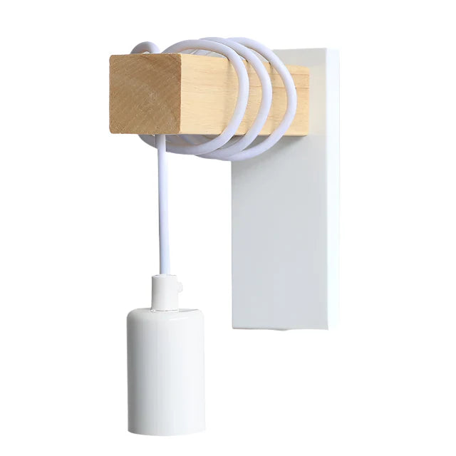 OakForge Wandleuchte aus Holz & Metall – Ansicht 5 von 7