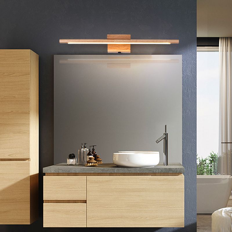 Warmora LED Wandleuchte aus Holz & Acryl – Ansicht 2 von 7