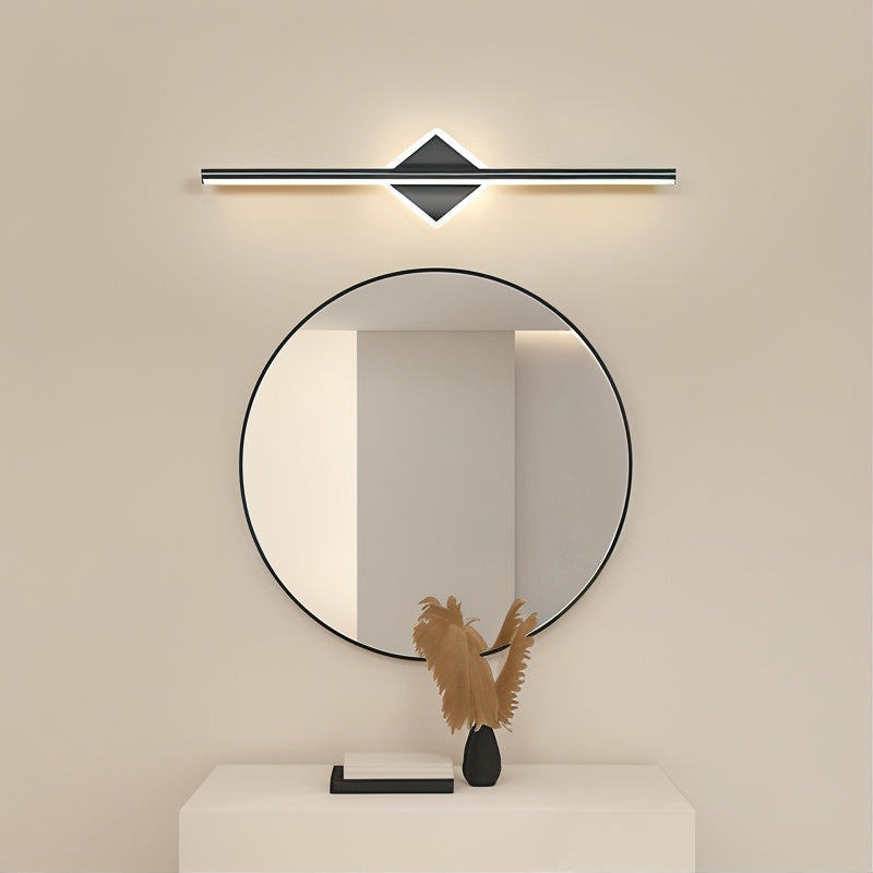 GleamNova Elegante LED-Wandleuchte in Schwarz-Gold – Ansicht 2 von 11