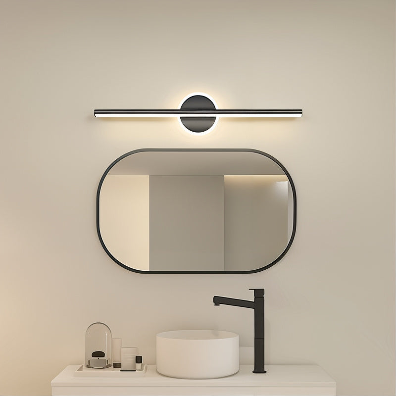 GleamNova Elegante LED-Wandleuchte in Schwarz-Gold – Ansicht 3 von 11