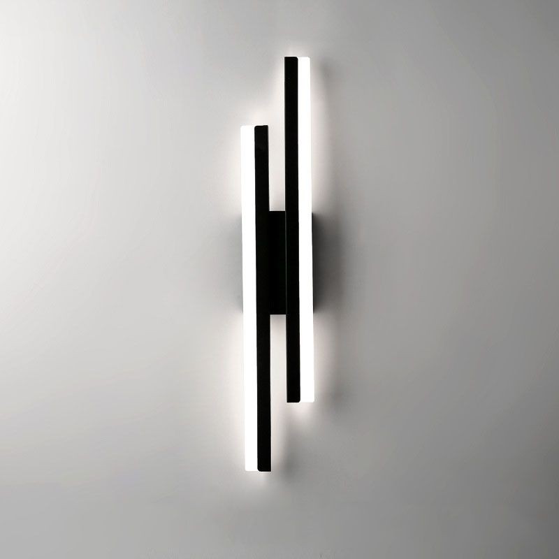 GoldNoir Elegante LED-Wandleuchte in Schwarz & Gold – Ansicht 8 von 9