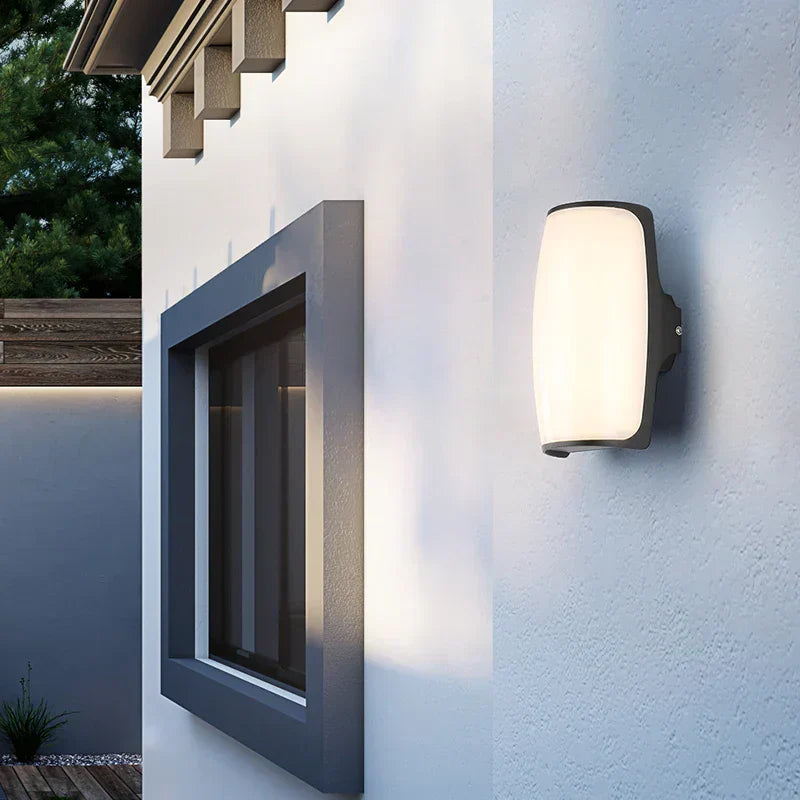 BrisaFrost Wetterfeste LED-Wandleuchte – Außenwandleuchte aus Aluminium – Ansicht 5 von 7