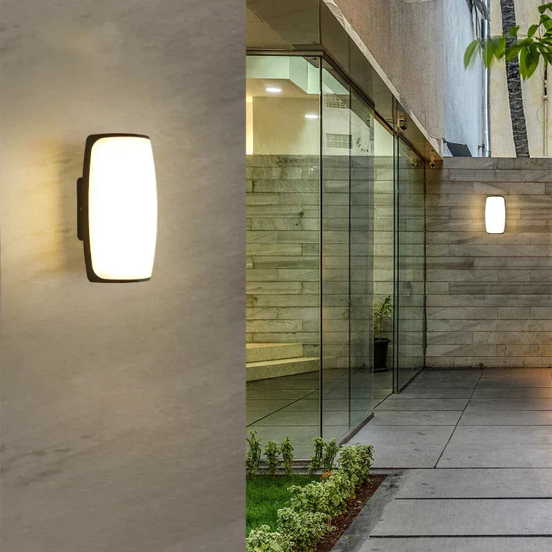 BrisaFrost Wetterfeste LED-Wandleuchte – Außenwandleuchte aus Aluminium – Ansicht 3 von 7
