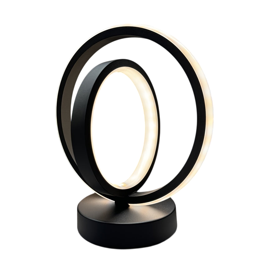 LumiVista Dimmbare USB-LED-Tischlampe – Tischleuchte aus Metall – Ansicht 4 von 9