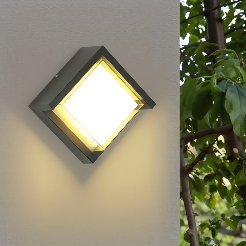 HeatGlow Beheizte LED-Wandleuchte für den Außenbereich – Außenwandleuchte – Ansicht 3 von 6