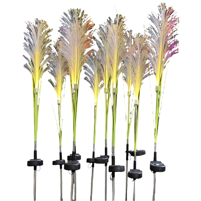 ReedGlow Solar-Schilfrohr Leuchte mit Farbwechsel – Solarleuchte – Ansicht 4 von 11