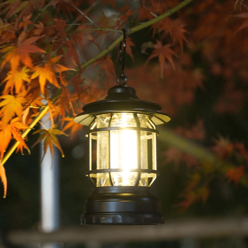 VitroFacet Tragbare Vintage-Campinglampe – Dekoleuchte