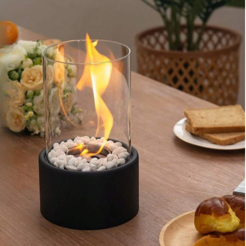 AmberFlame Öllampe mit klassischem Design – Tischleuchte – Ansicht 7 von 10