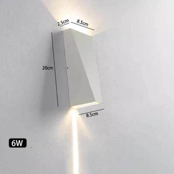BeluFacet LED Außenwandleuchte mit klarem Licht – Ansicht 10 von 10
