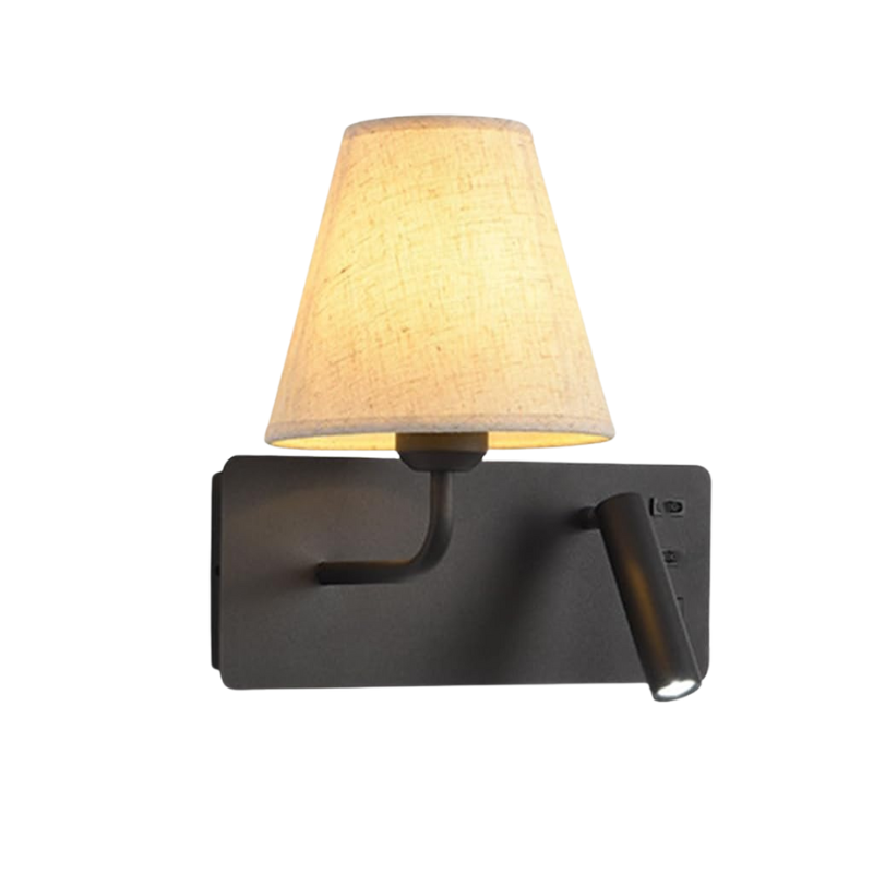 LumiRead Wandleuchte mit USB-Ladefunktion und Leselicht – Ansicht 7 von 16