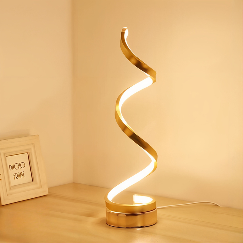 SwirlLume Atmosphärische LED-Tischleuchte – Schreibtischlampe – Ansicht 3 von 12