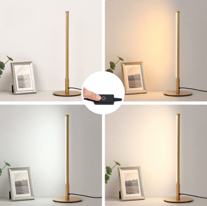 AureaGold Elegante LED-Tischlampe mit Touch-Dimmer – Schreibtischlampe – Ansicht 4 von 10