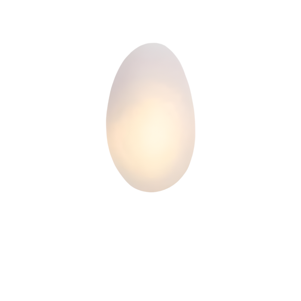 PebbleGlow Minimalistische LED-Wandleuchte aus Glas – Ansicht 18 von 40
