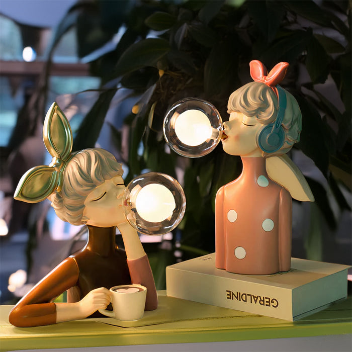 Lignoglow Handgefertigte LED-Tischlampe aus Holz – Tischleuchte – Ansicht 10 von 12