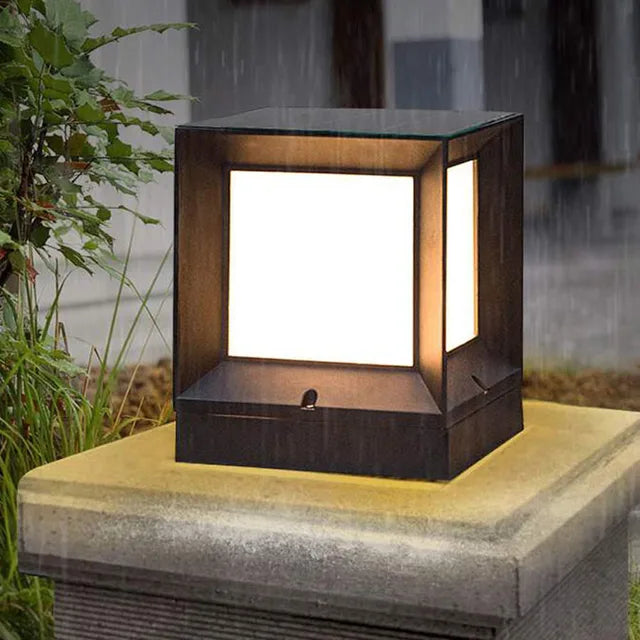 ZephyTide Minimalistische LED-Säulenleuchte – Gartenleuchte – Ansicht 10 von 11