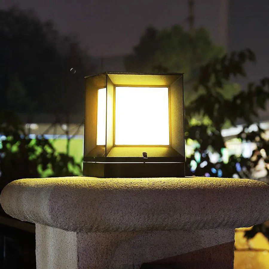 ZephyTide Minimalistische LED-Säulenleuchte – Gartenleuchte – Ansicht 6 von 11