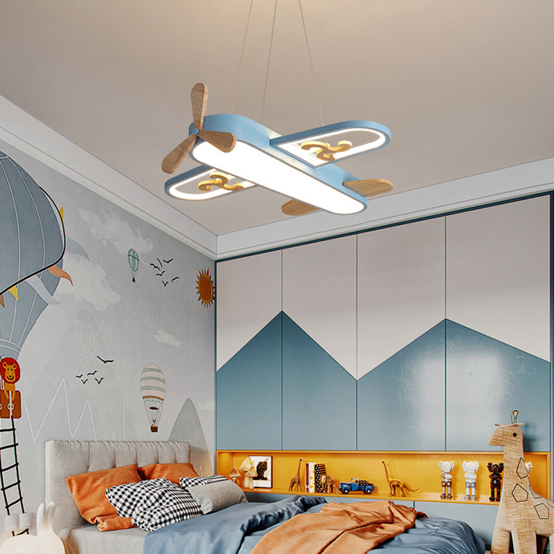 AeroLuma Flugzeug-Kronleuchter für Kinderzimmer – Nachtlicht – Ansicht 7 von 8