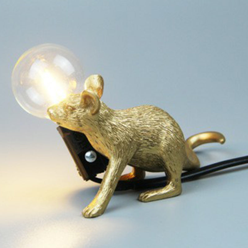 MouseGlow Art-Deco-Nachtlicht mit Mausfuß – Ansicht 2 von 20
