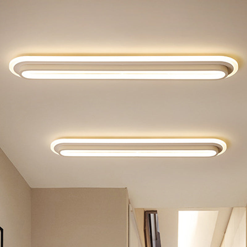OvalGlow Ovale LED-Deckenleuchte mit einstellbarer Farbtemperatur – Ansicht 8 von 10