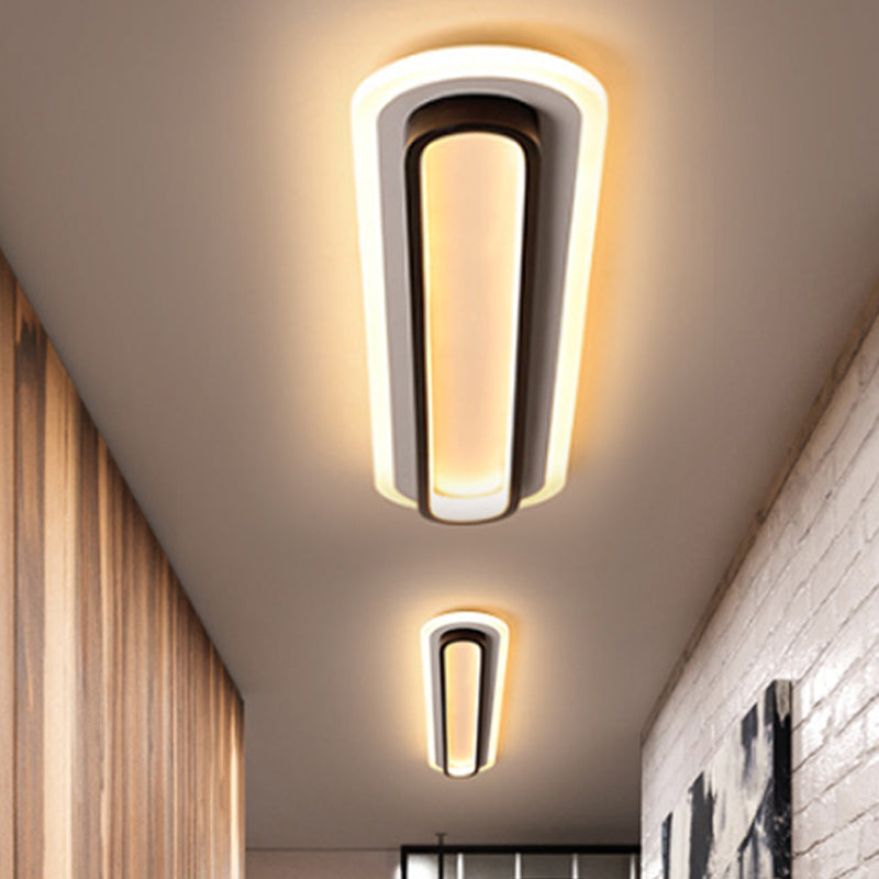 OvalGlow Ovale LED-Deckenleuchte mit einstellbarer Farbtemperatur – Ansicht 3 von 10