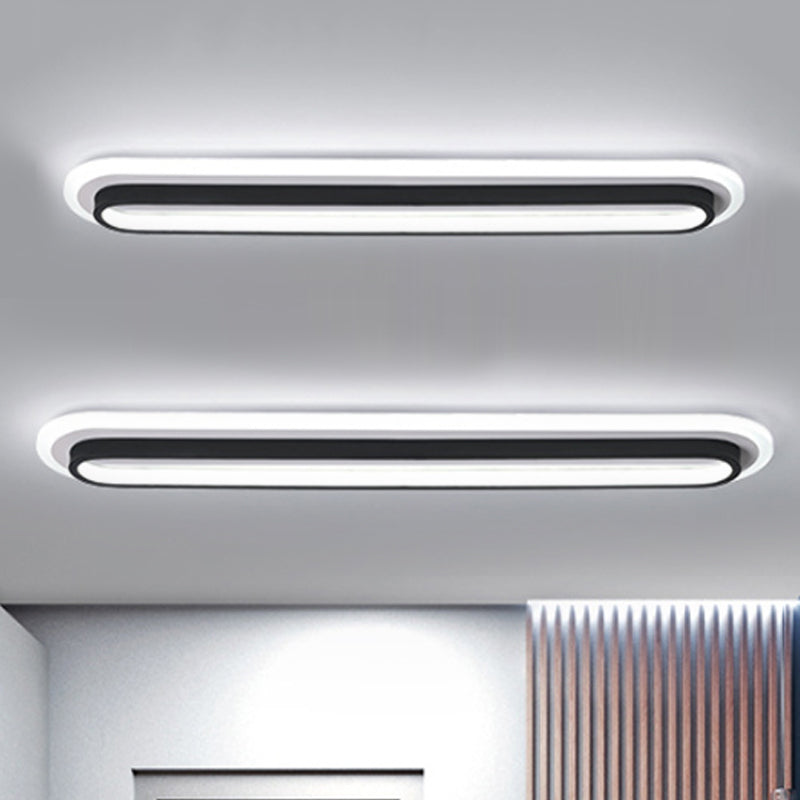 OvalGlow Ovale LED-Deckenleuchte mit einstellbarer Farbtemperatur – Ansicht 10 von 10