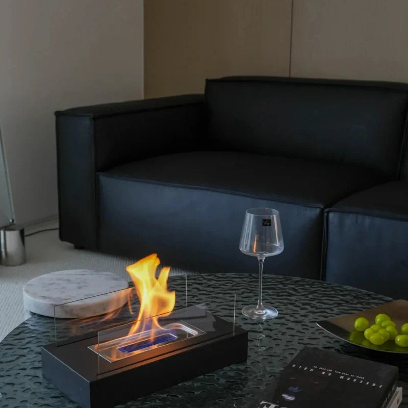 Ardeva Bioethanol Tischkamin mit Echtflamme – Wohnaccessoire – Ansicht 13 von 15