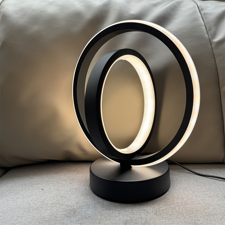 LumiVista Dimmbare USB-LED-Tischlampe – Tischleuchte aus Metall