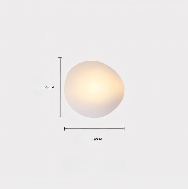 PebbleGlow Minimalistische LED-Wandleuchte aus Glas – Ansicht 7 von 40