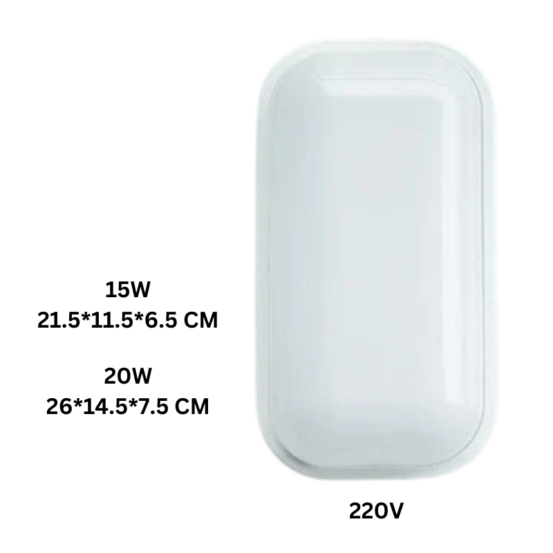AquaDome Wasserdichte Deckenleuchte für Bad & Küche – Ansicht 9 von 14