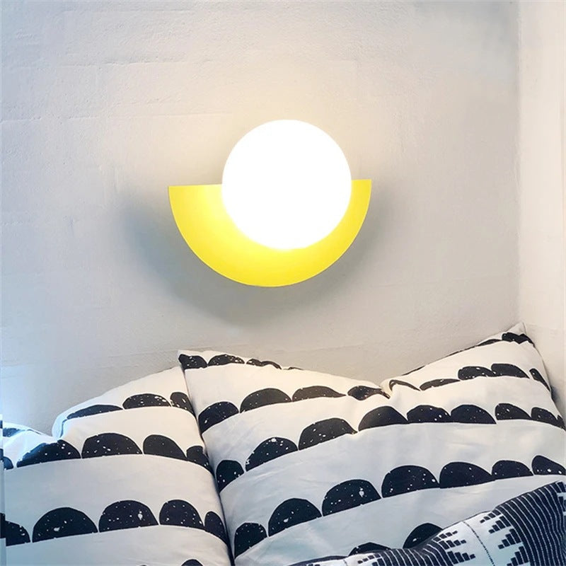 IgnisRay LED-Wandleuchte aus Aluminium & Glas