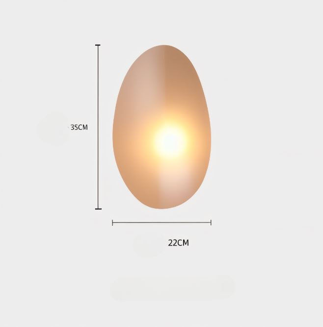 PebbleGlow Minimalistische LED-Wandleuchte aus Glas – Ansicht 8 von 40