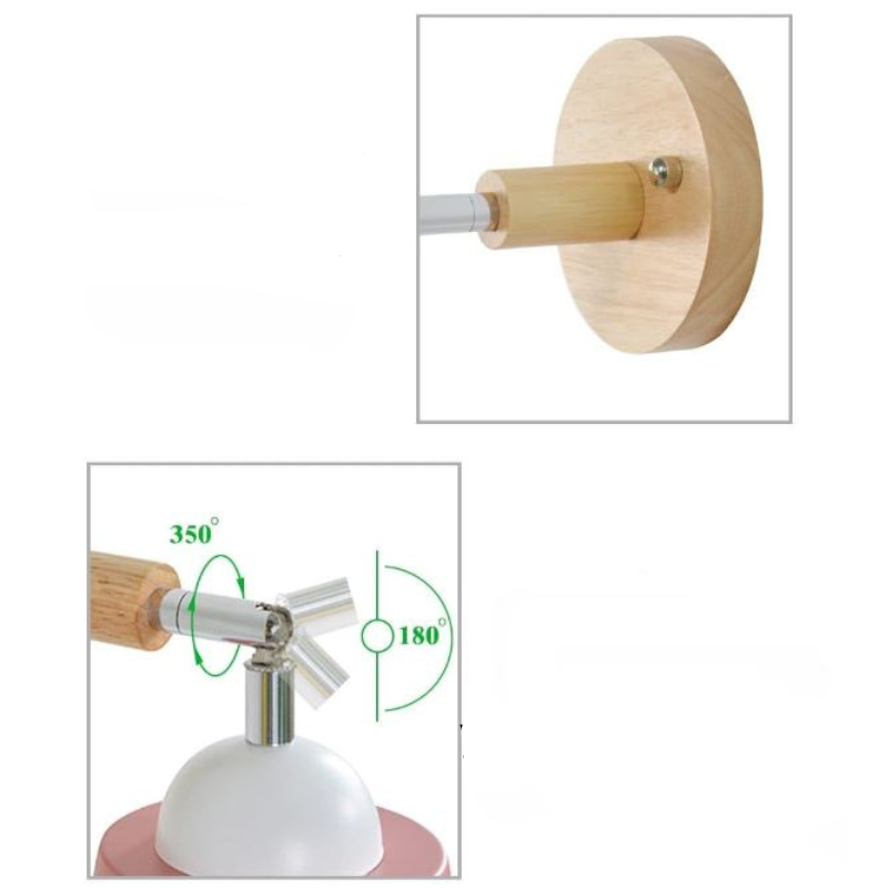 FlexArm Verstellbare Wandleuchte mit Zugschalter – Ansicht 12 von 15