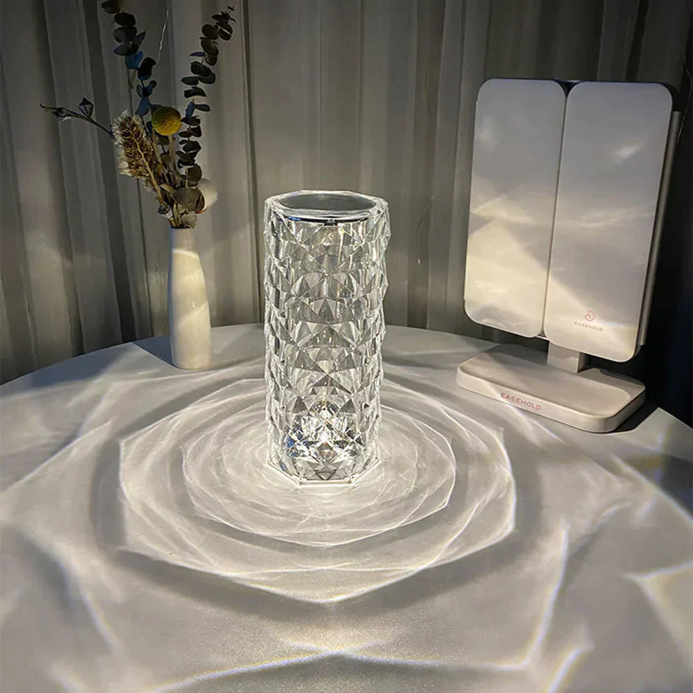 Kristalux Kabellose Diamant-Tischleuchte mit Touch-Dimmer – Ansicht 2 von 9