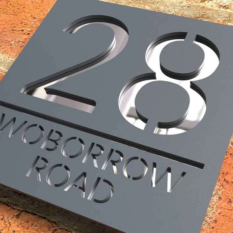 Reflecto Hausnummernschild – Ansicht 4 von 8