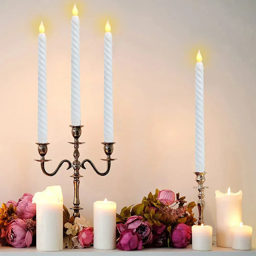 FlareGlow 3D LED-Kerzen mit flackernder Flamme