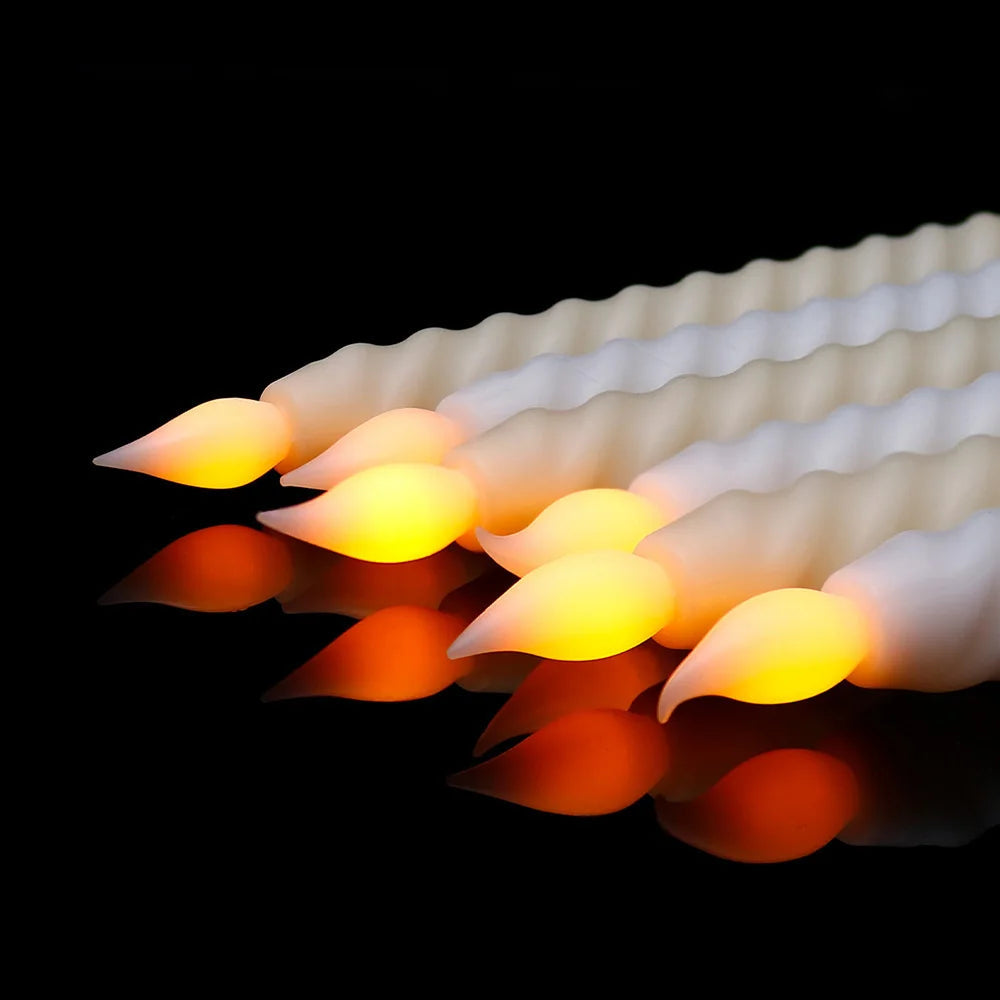 FlareGlow 3D LED-Kerzen mit flackernder Flamme – Ansicht 3 von 8