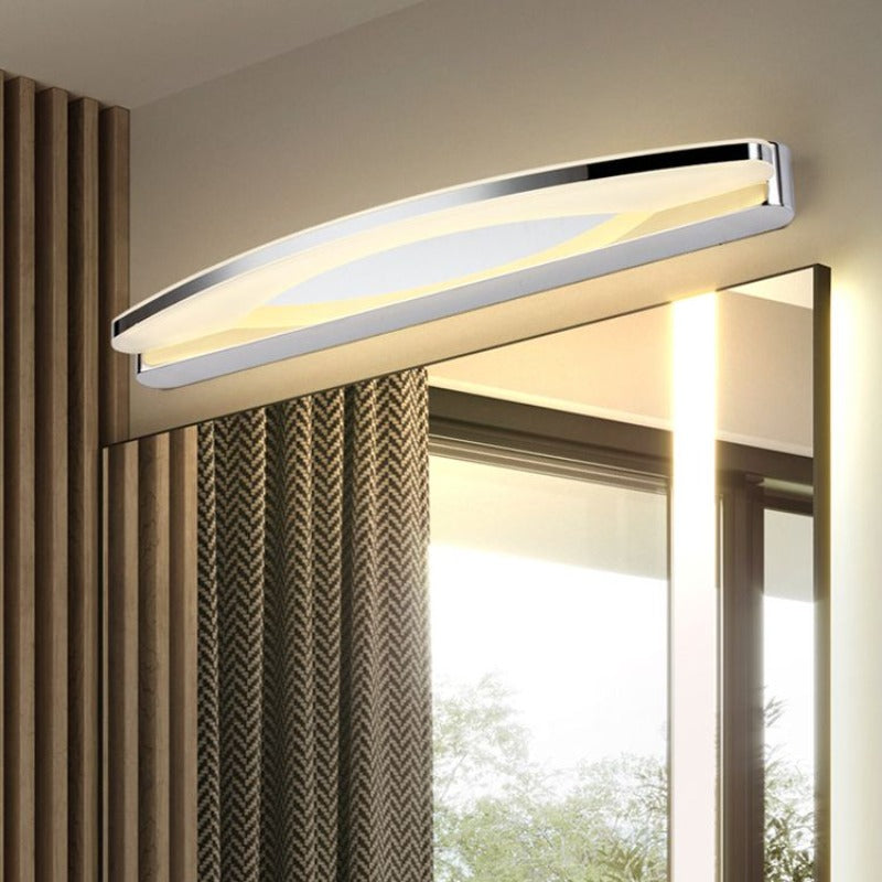 Ovanti Ovale LED-Wandleuchte in Chrom