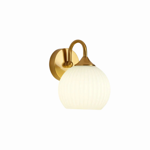 Skanda Skandinavische LED-Wandleuchte mit Glasschirm – Ansicht 8 von 11