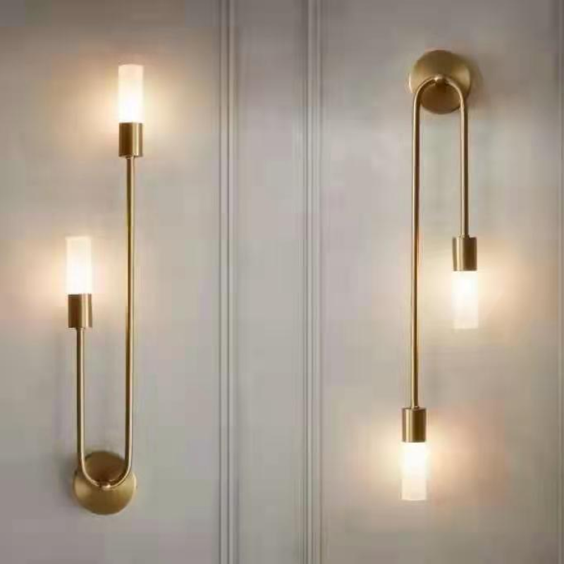 DovaVerve Goldene LED-Wandleuchte mit Doppellicht – Ansicht 3 von 6