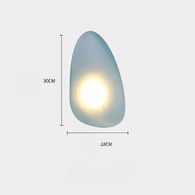 PebbleGlow Minimalistische LED-Wandleuchte aus Glas – Ansicht 10 von 40