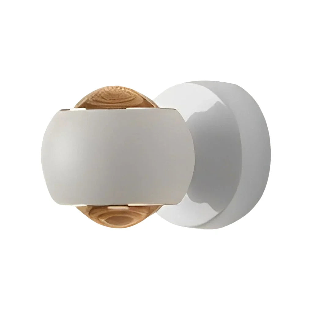 RayVera Minimalistische LED-Wandleuchte in Schwarz-Gold aus Aluminium – Ansicht 8 von 11