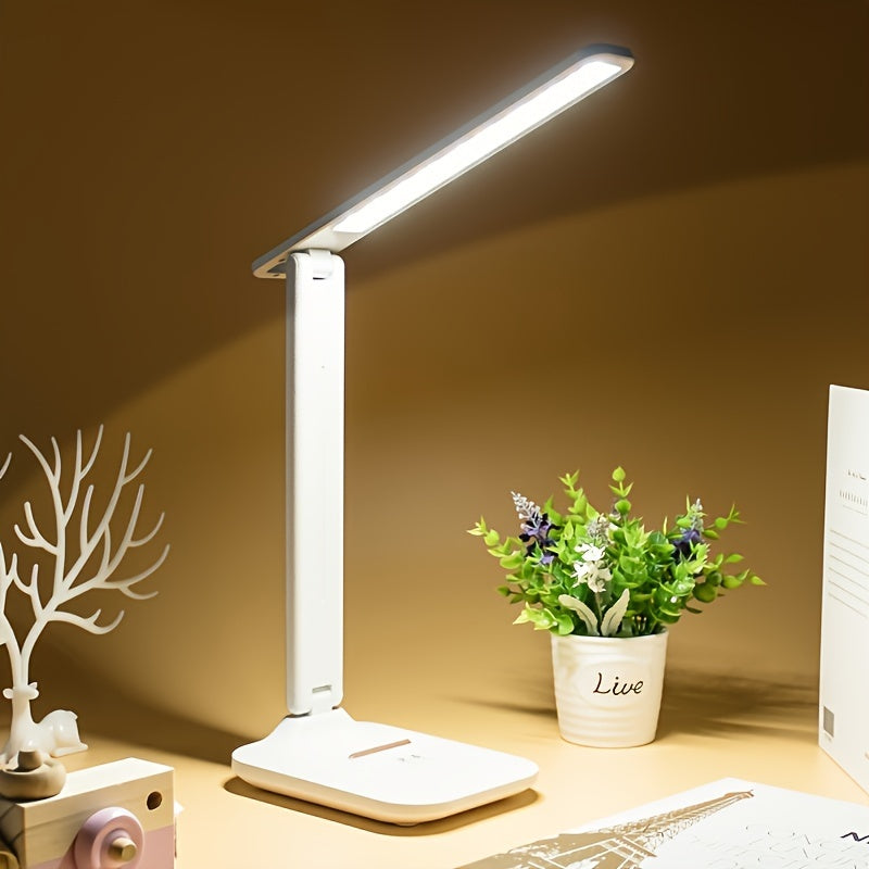LumaFlex Dimmbare LED-Schreibtischlampe mit USB-Anschluss