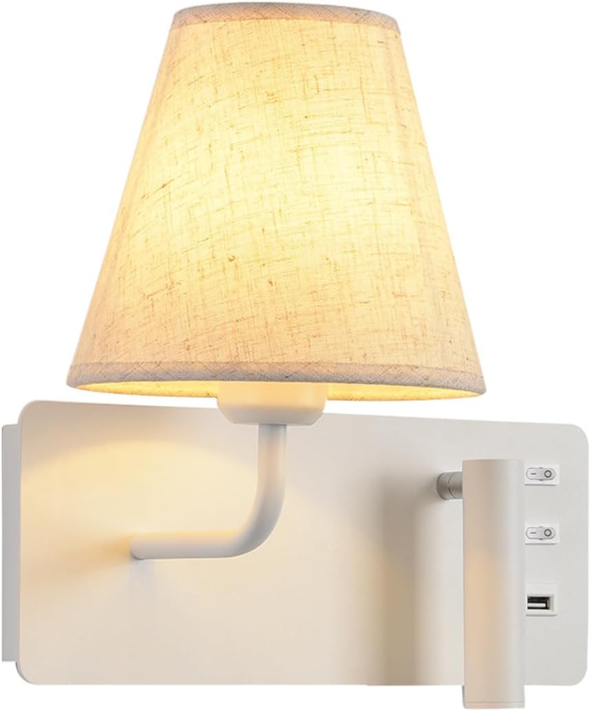 LumiRead Wandleuchte mit USB-Ladefunktion und Leselicht – Ansicht 6 von 16