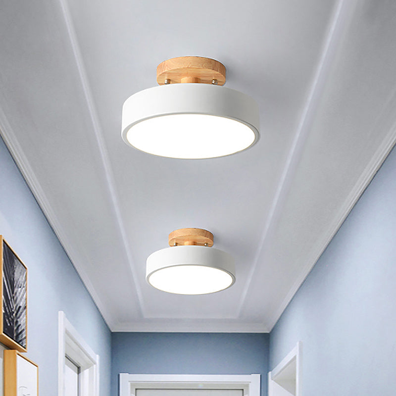 WoodLume Skandinavische LED-Deckenlampe aus Holz – Deckenleuchte – Ansicht 12 von 14