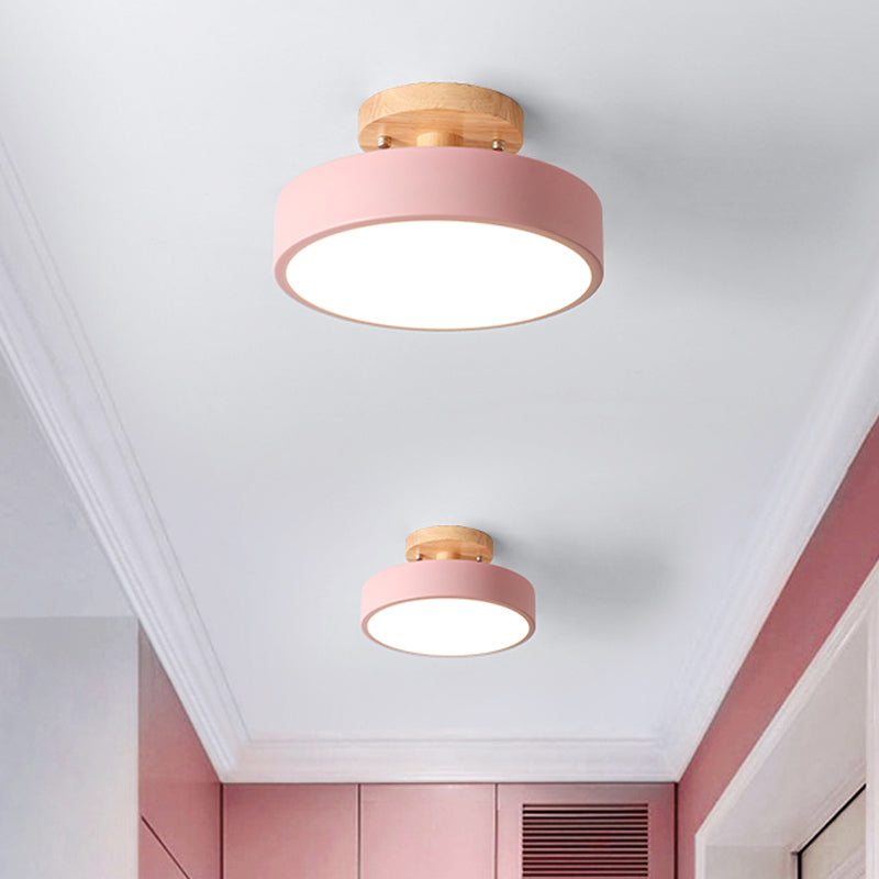 WoodLume Skandinavische LED-Deckenlampe aus Holz – Deckenleuchte – Ansicht 8 von 14