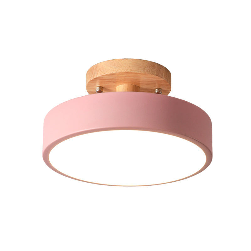 WoodLume Skandinavische LED-Deckenlampe aus Holz – Deckenleuchte – Ansicht 7 von 14